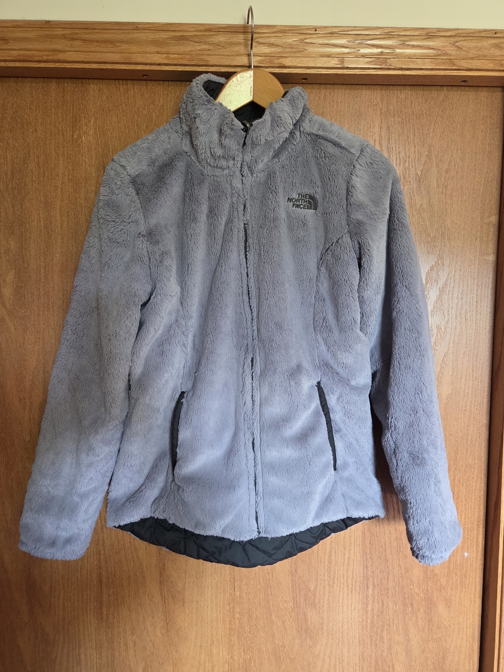 The North Face Cozy Fleece Jacket in Light Gray